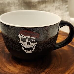 The Goonies "Never Say Die!" Black Ceramic Mug with White Interior